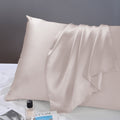 19 Momme Mulberry Silk Pillowcase – Solid Color Envelope Closure for Smooth, Healthy Sleep