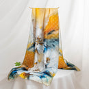 100% Mulberry Silk Floral Print Long Scarf – 170 x 55 cm Gift Box Set for Women, Spring Collection