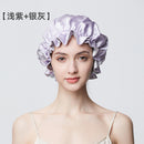 100% Mulberry Silk Sleep Cap – 19 Momme Thick Double-Layer Hair Care Bonnet for Frizz-Free Hair