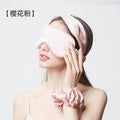 100% Mulberry Silk Sleep Eye Mask – 19 Momme Lightweight Light-Blocking Cover for Rest & Travel
