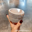 Jewelry box held in hand to demonstrate portable size and lightweight feel