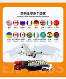 Angle shot emphasizing height and slender silhouette of 300ml version