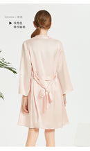 19 Momme 100% Mulberry Silk Robe – Lightweight Luxury Loungewear
