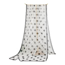 Mulberry Silk Long Scarf – 96%+ Pure Silk Polka Dot & Floral Print Lightweight Shawl for Spring and Summer