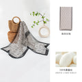 Mulberry Silk Long Scarf – 96%+ Pure Silk Polka Dot & Floral Print Lightweight Shawl for Spring and Summer