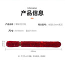 Detail shot of water-based ink tip and engraved SUUMEE logo on pen barrel