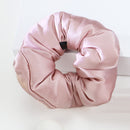 30 Momme 100% Mulberry Silk Scrunchie – Padded Hair Tie for Women, 20 Color Options, Handcrafted