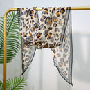 Long Oblique Silk Scarf with Polka Dot Print – 100% Mulberry Silk Lightweight Stole for Neck, Head & Hair, 33 x 160 cm