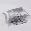 100% Mulberry Silk Pillowcase with Hidden Zipper, 22 Momme Double-Side Satin, Dust Mite Resistant