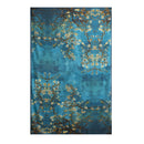 Mulberry Silk Long Scarf for Women – Lightweight Floral Print Shawl Wrap for Spring, 69 x 43 in