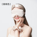 100% Mulberry Silk Sleep Eye Mask – 19 Momme Lightweight Light-Blocking Cover for Rest & Travel