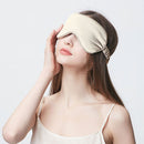100% Mulberry Silk Sleep Eye Mask – 19 Momme Lightweight Light-Blocking Cover for Rest & Travel