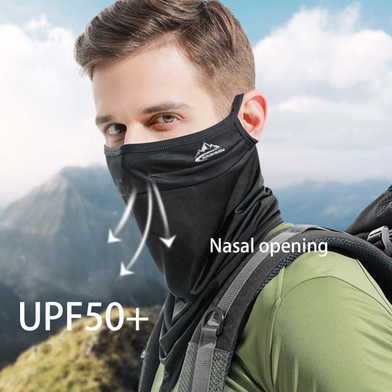 2 PCS Summer UV Protection Elastic Balaclava Face Mask,Cooling Face Reusable Headwear Sports-Headbands Neck Gaiter
