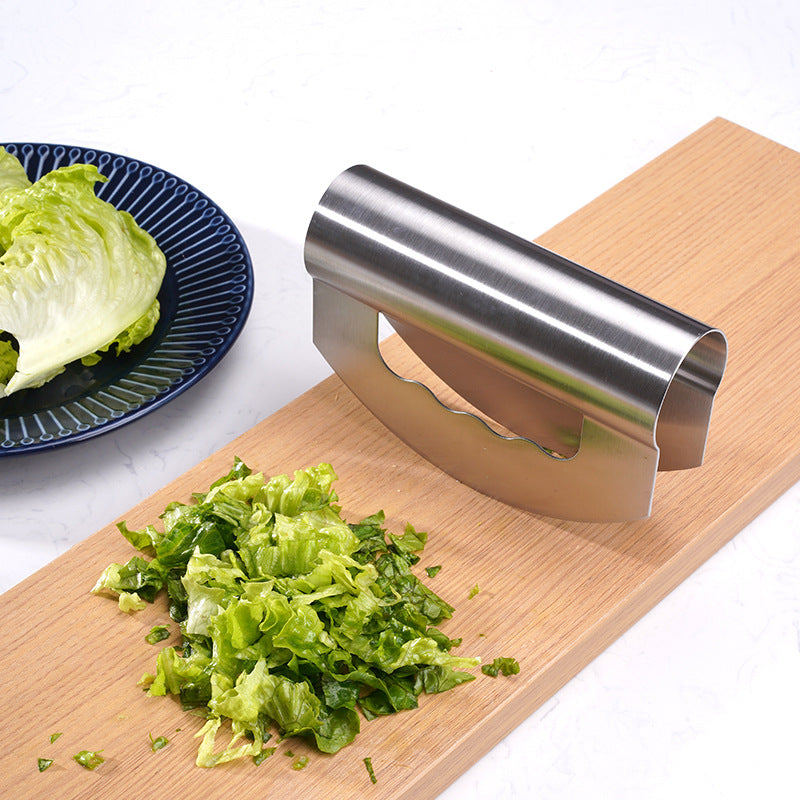 Stainless Steel Double-ended Chopping Salad Chopper