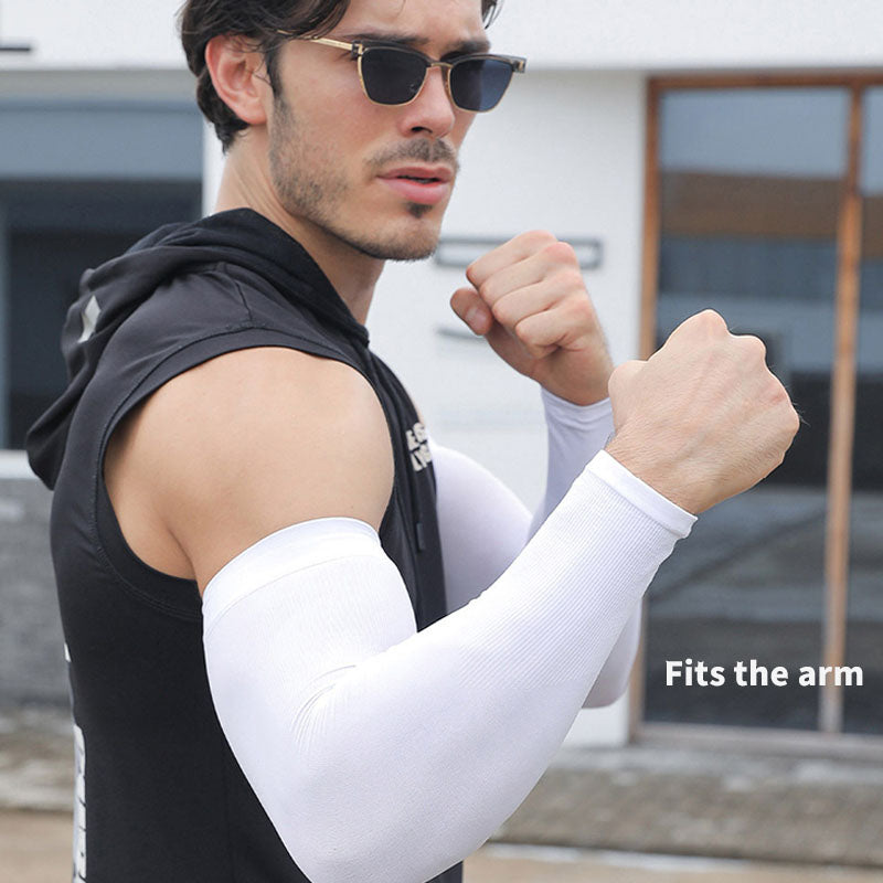 Sun Protection Cooling Arm Sleeves for Men