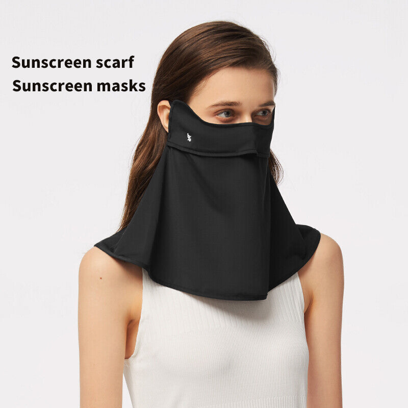 UPF 50+Face Mask Ice Silk Breathable Sun Protection Outdoor Sports Camping Hiking Neck Scarf