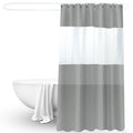 Shower Curtain Waterproof Solid Color Thick Stitching 180*200cm