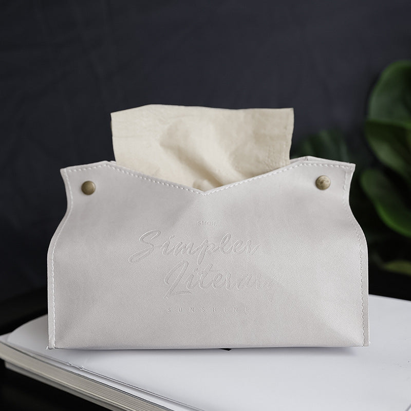 PU Leather tissue box