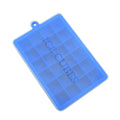 Food Grade 24-Hole Silicone Ice Tray with Lid Square Ice Box Complementary Food Puree, Cheese, Jelly Mold