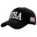 Trump 2024 Keep America Great Cap Adjustable Baseball Hat with USA Flag