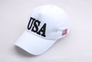 Trump 2024 Keep America Great Cap Adjustable Baseball Hat with USA Flag