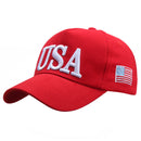 Trump 2024 Keep America Great Cap Adjustable Baseball Hat with USA Flag