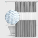 Shower Curtain Waterproof Solid Color Thick Stitching 180*200cm