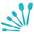 Silicone kitchenware 6-piece cream spatula set