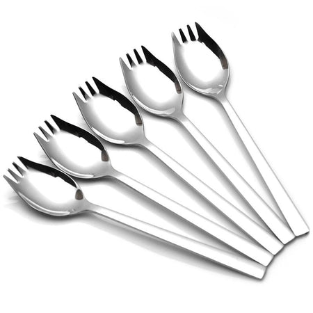 6-pack 304 Stainless Steel Sporks for Everyday Use