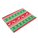 Christmas theme western placemat