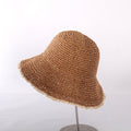 Foldable Sunscreen Crochet Fisherman Hat Summer