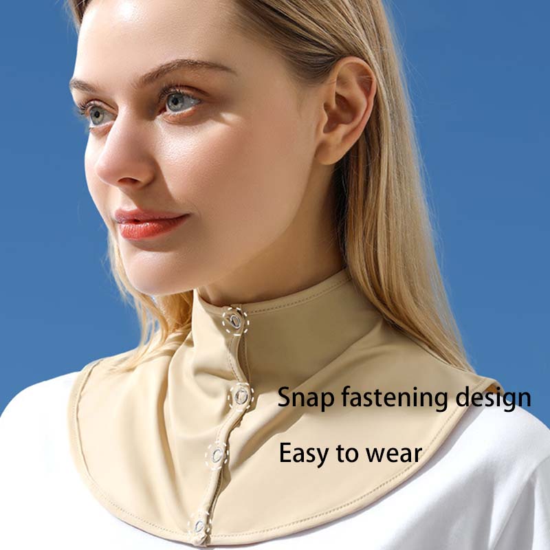 Ice Silk Sunscreen Neck Protector Outdoor Driving Shade Shawl Breathable Light Sunscreen