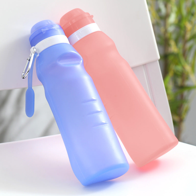 Silicone Folding Water Cup Cycling Mountaineering Sports Bottle