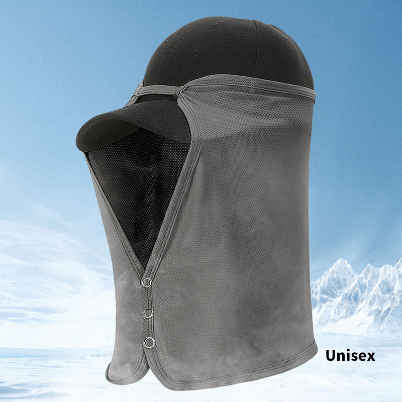 UV Sun Protection Neck Drape Adjustable Face Covering for Outdoor Fishing - Unisex