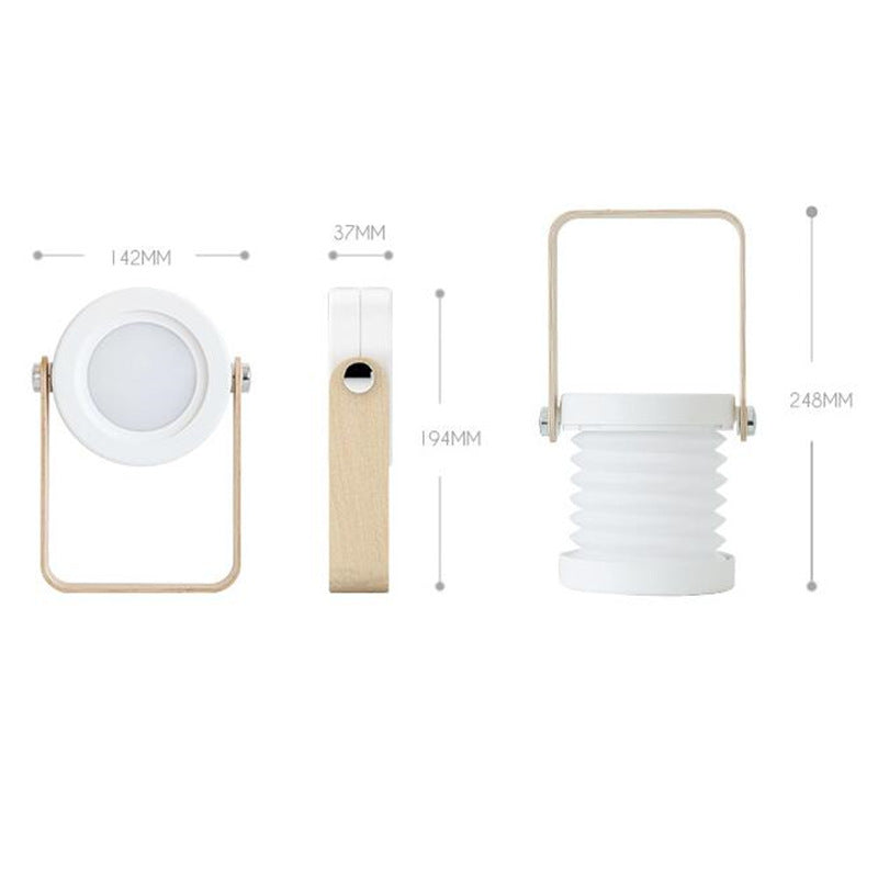 LED Lantern Light Night Light Eye Protection Desk Lamp USB Charging Foldable