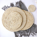 Handmade Straw Insulation Tea Mat Table Mat Heat-resistant Casserole Mat Plate Cup Placemat