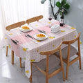 PVC Living Room Anti-scald and Oil-proof Disposable Tablecloth 180*137cm