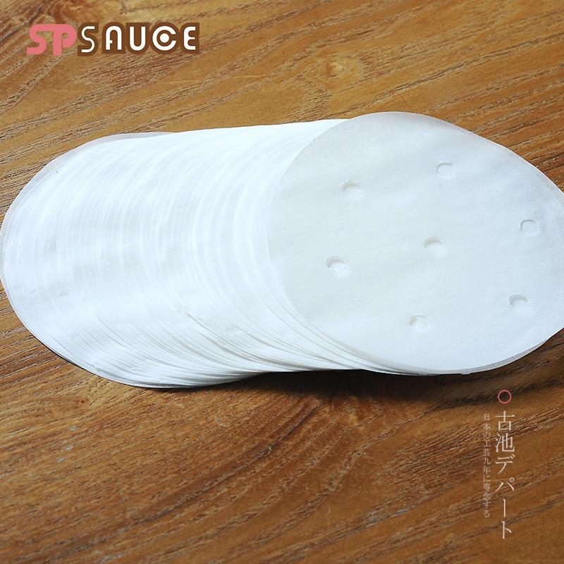 Disposable Household Steamer Paper, Steamed Bun Pad Paper, Non-stick 50 Pcs