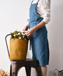 Denim Korean Style Halter Apron Sleeveless