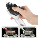 Kitchen Cleaning Long-handled Pot Washing Brush