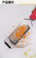 Cheese Grater & Zester Sharp Stainless Steel Blade, Protective Cover and Cleaning brush, Dishwasher Safe