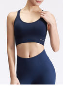 Sports Underwear Women Shockproof Running Gather Stereotype Beauty Back Yoga Vest High-intensity Fitness Bra