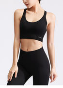 Sports Underwear Women Shockproof Running Gather Stereotype Beauty Back Yoga Vest High-intensity Fitness Bra
