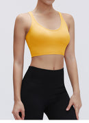 Sports Underwear Women Shockproof Running Gather Stereotype Beauty Back Yoga Vest High-intensity Fitness Bra