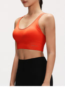 Sports Underwear Women Shockproof Running Gather Stereotype Beauty Back Yoga Vest High-intensity Fitness Bra