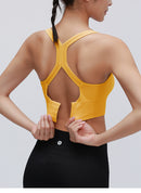 Sports Underwear Women Shockproof Running Gather Stereotype Beauty Back Yoga Vest High-intensity Fitness Bra