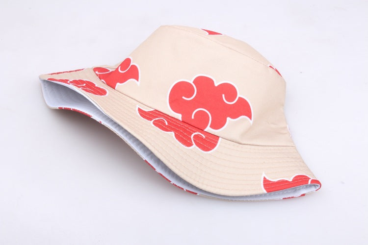Outdoor Sun Shade Cartoon Print Cloud Fisherman Hat