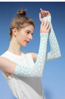 Sunscreen Sleeves Thin Anti-ultraviolet Female Outdoor Riding and Driving Ice Silk Sleeves High Elasticity