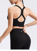 Sports Underwear Women Shockproof Running Gather Stereotype Beauty Back Yoga Vest High-intensity Fitness Bra
