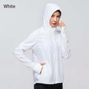 UPF 50+ UV Sun Protection Women's Clothing Zip Up  with Pocket Hoodie Long Sleeve Fishing Running Hiking Jacket Outdoor